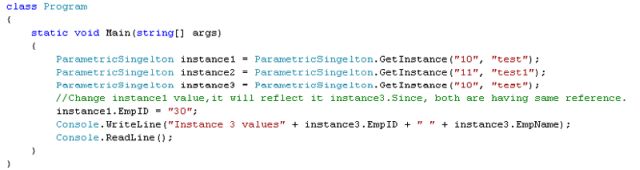 Introduction to Parametric Singleton Pattern
