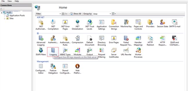 Look at Logging in IIS 7 and IIS 7.5