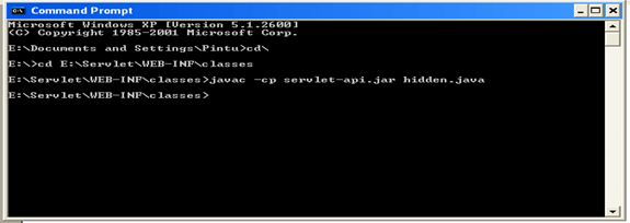 Hidden field in Servlet