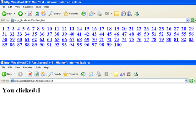 User tracking Servlet