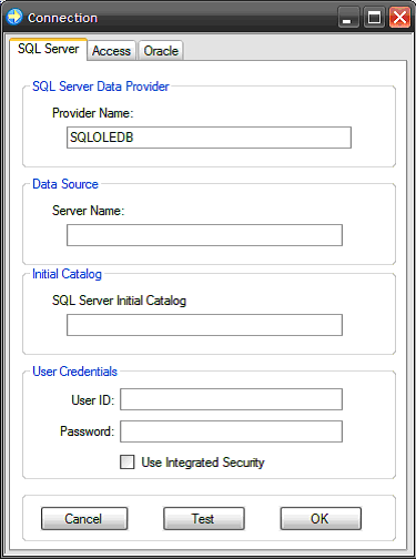 View database structure using C#