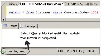 Open 2 Query windows 