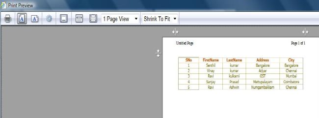 Media CSS For Print The Web Page in Customized Format