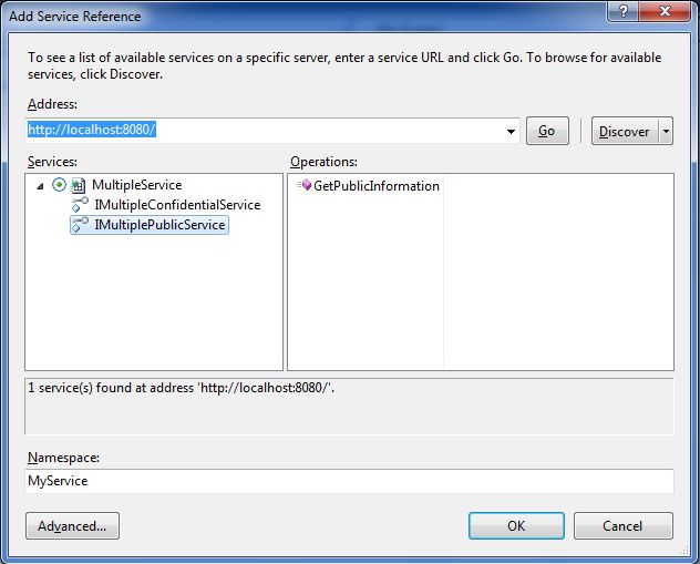 Add Service Reference