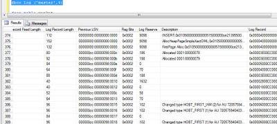 Read Log file in SQL Server