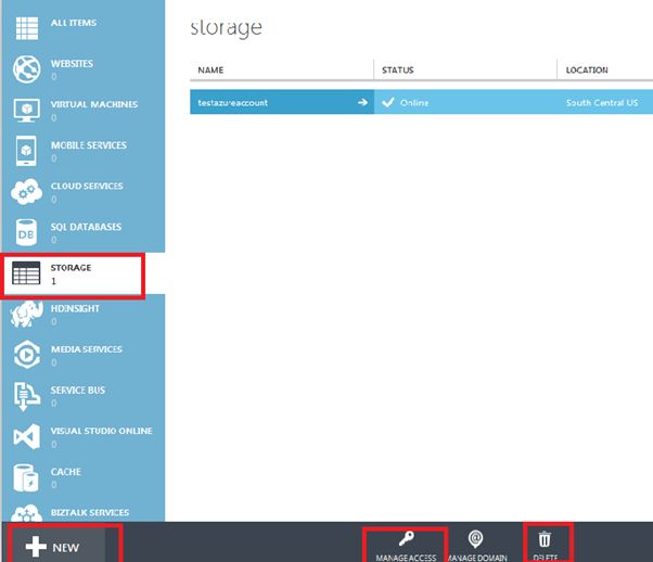 How to Generate Azure Storage Account Name and Key