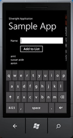 Window Phone 7(Mango) Silverlight Application