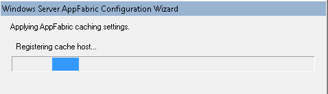 Windows Server AppFabric Wizard Machine