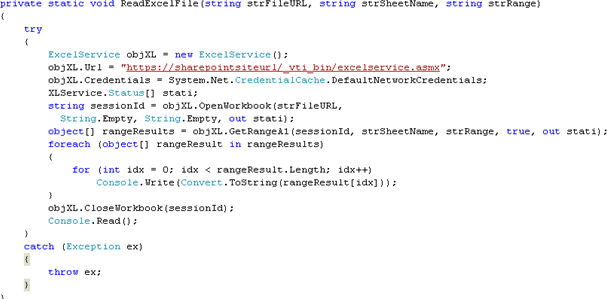 How to download/Read Excel file from SharePoint Library using Excel ...