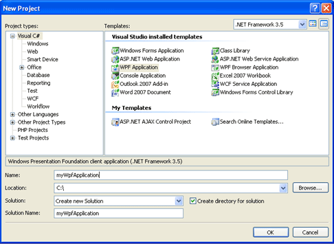 Hosting a Windows Control in WPF Application