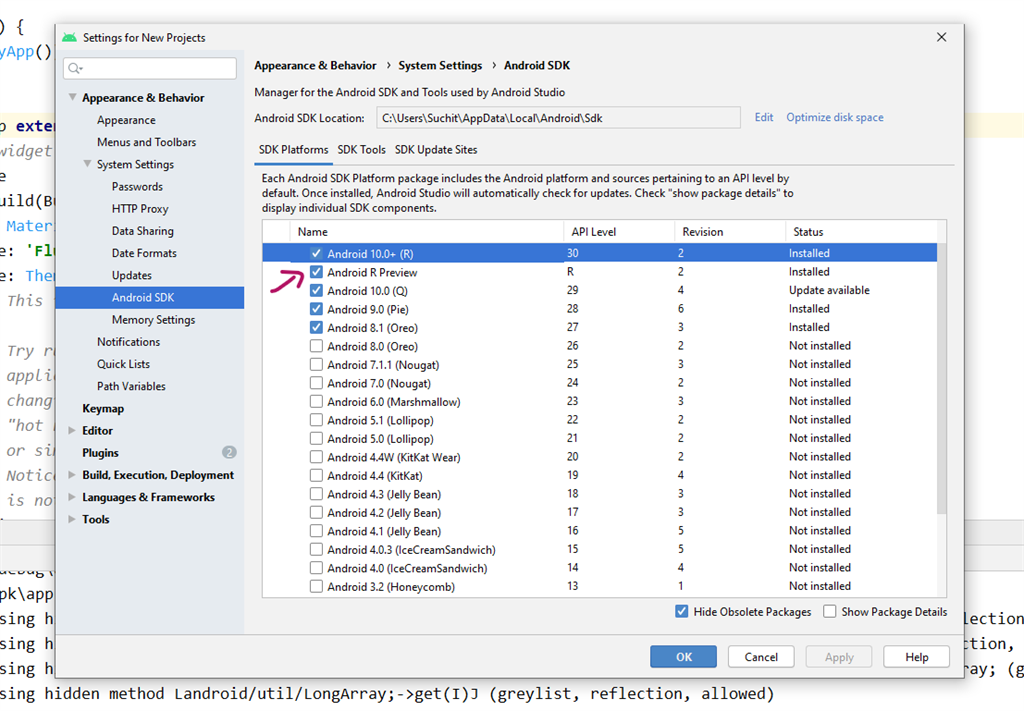 Creating A New Flutter Project And Setup Physical Device And Emulator