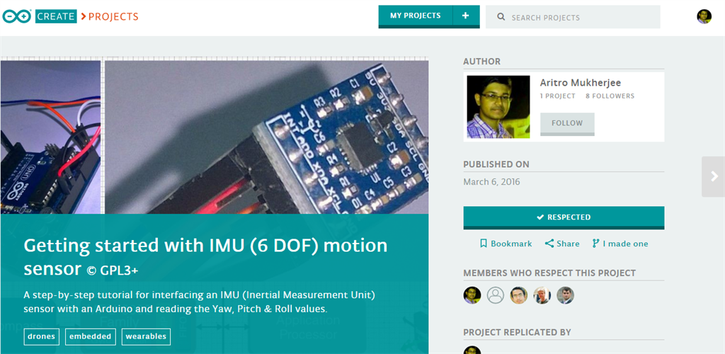 3D Visualization Of IMU Motion Sensor In Processing IDE
