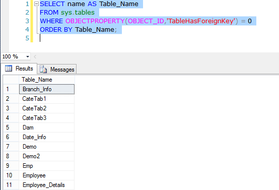 50 Important Queries in SQL Server
