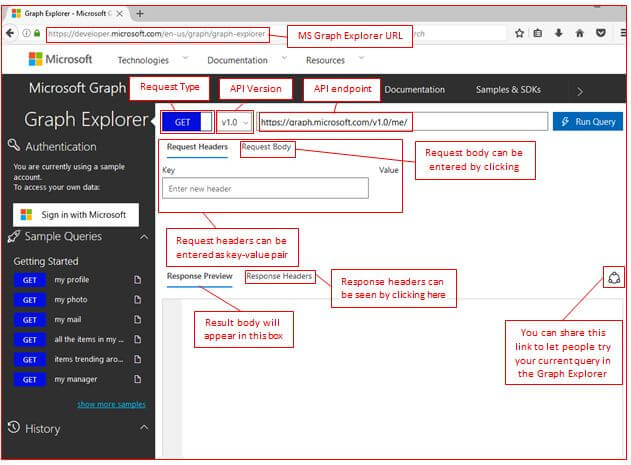 Microsoft Graph Explorer