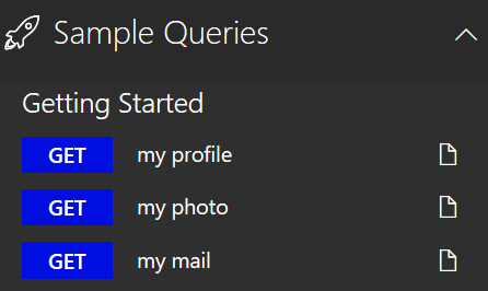 Microsoft Graph Explorer