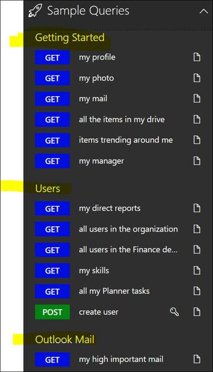 Microsoft Graph Explorer