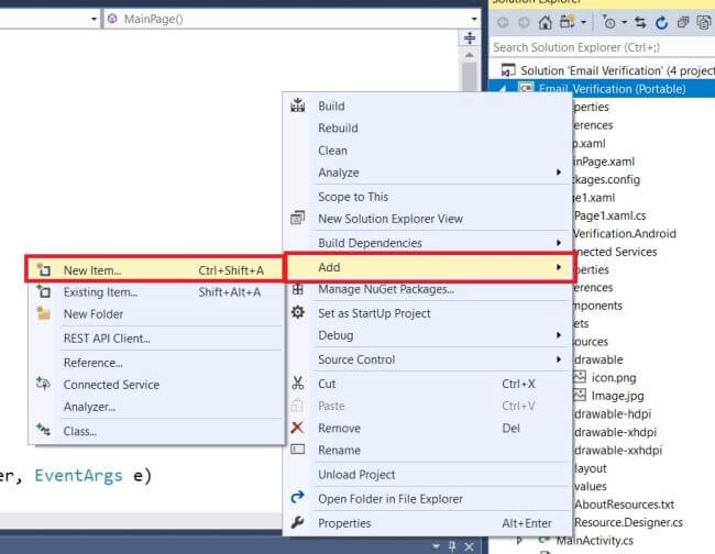 Email Verification In Android and UWP Using Xamarin.Forms