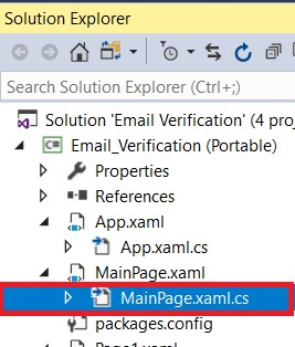 Email Verification In Android and UWP Using Xamarin.Forms