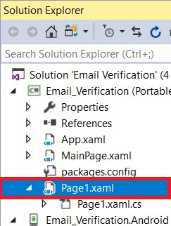 Email Verification In Android and UWP Using Xamarin.Forms
