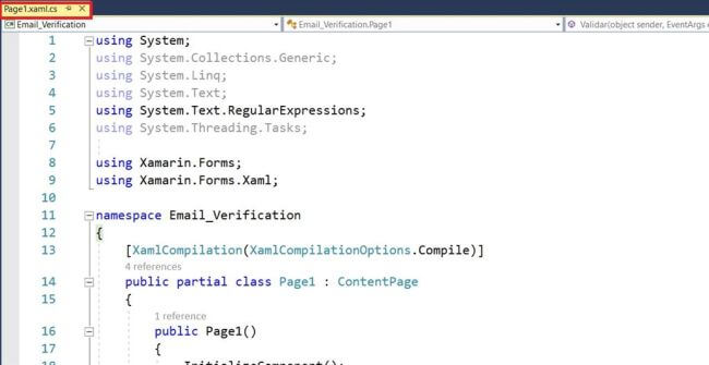 Email Verification In Android and UWP Using Xamarin.Forms