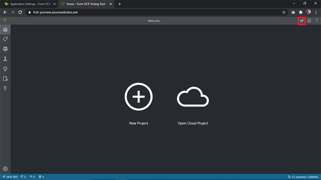 Accessing A Model In Form Recognizer Sample Labelling Tool By A Different Machine Or In Different Browser (Resuming The Project)
