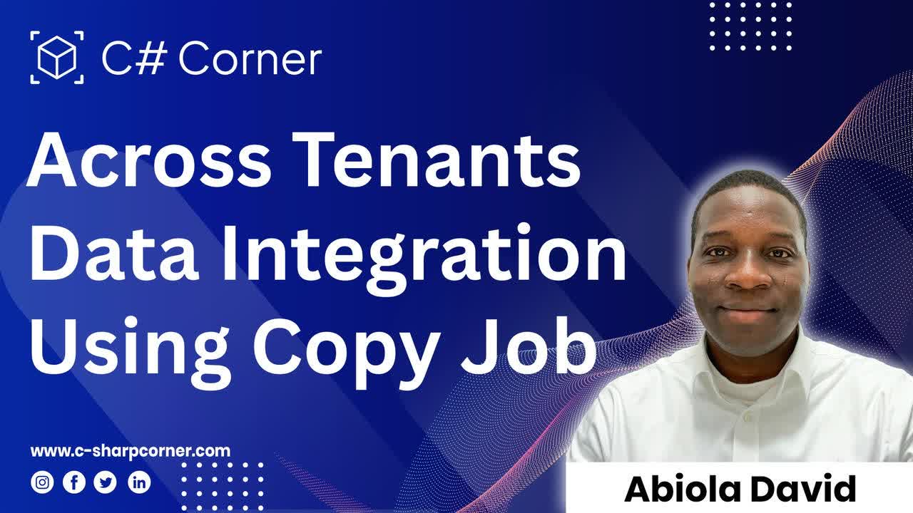 Across Tenants Data Integration Using Copy Job