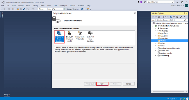 Action Verb Selectors In ASP.NET MVC