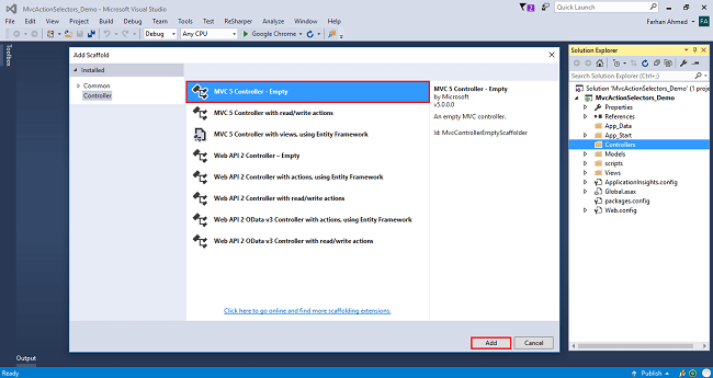 ActionName Selectors In ASP.NET MVC