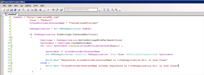 Add provider association