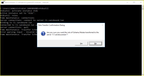 Type, Transfer schema master