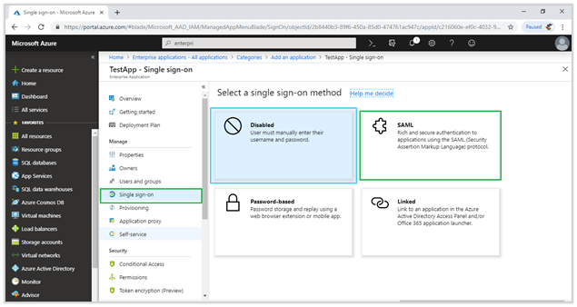 Active Directory SSO In Windows Azure Using SAML 2.0