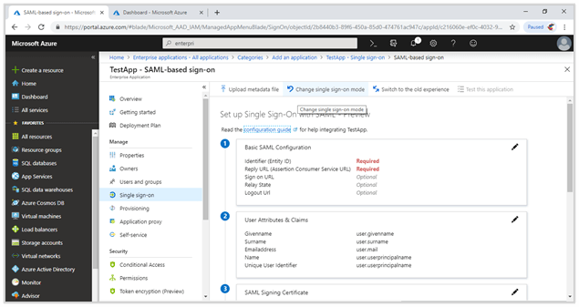 Active Directory SSO In Windows Azure Using SAML 2.0