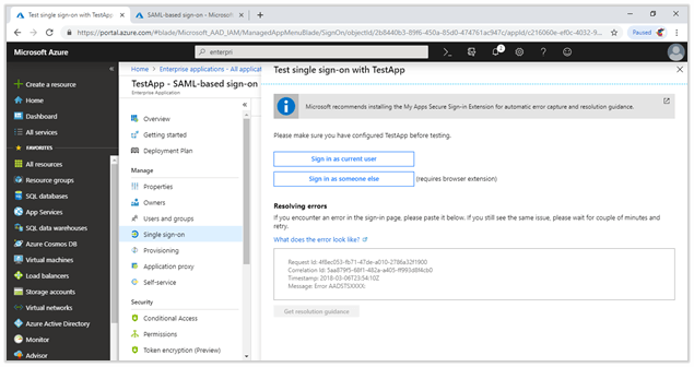 Active Directory SSO In Windows Azure Using SAML 2.0
