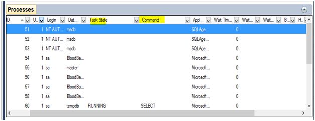 Activity Monitor In SQL Server