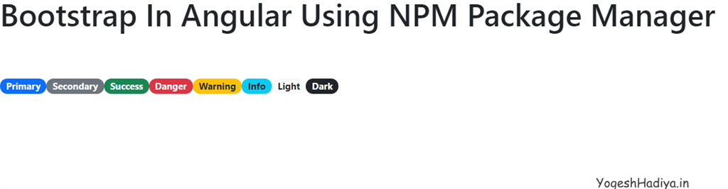 Add Bootstrap 5 In Angular 11
