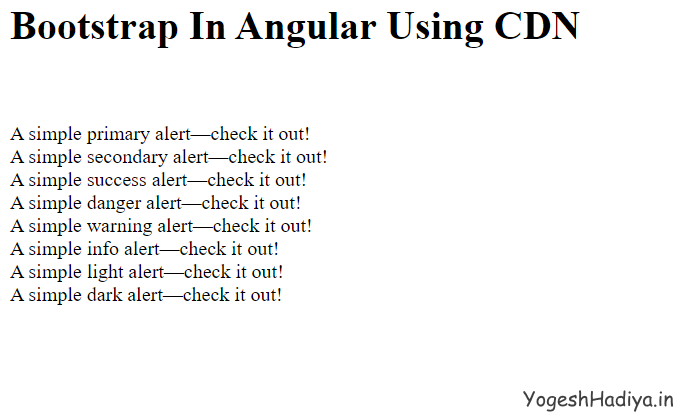 Add Bootstrap 5 In Angular 11