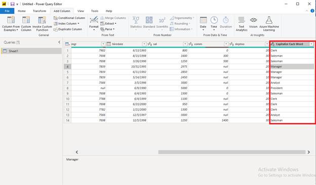 Add Column From Example In Power QueryEditor