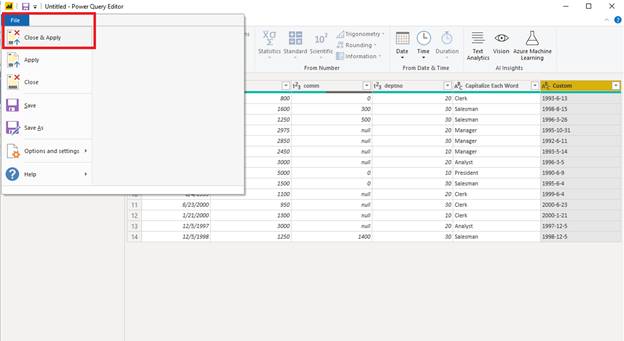 Add Column From Example In Power QueryEditor