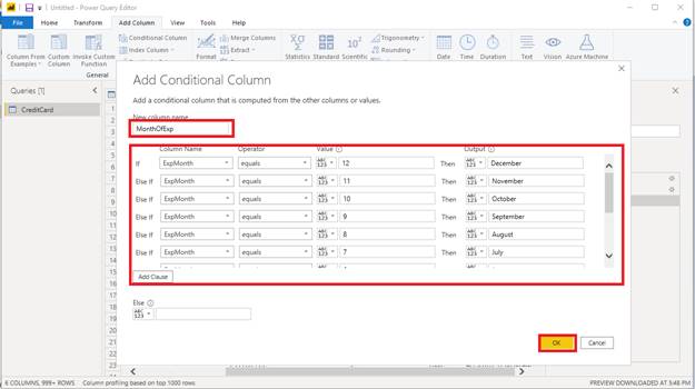 Add Conditional Column In Power BI Using Power Query