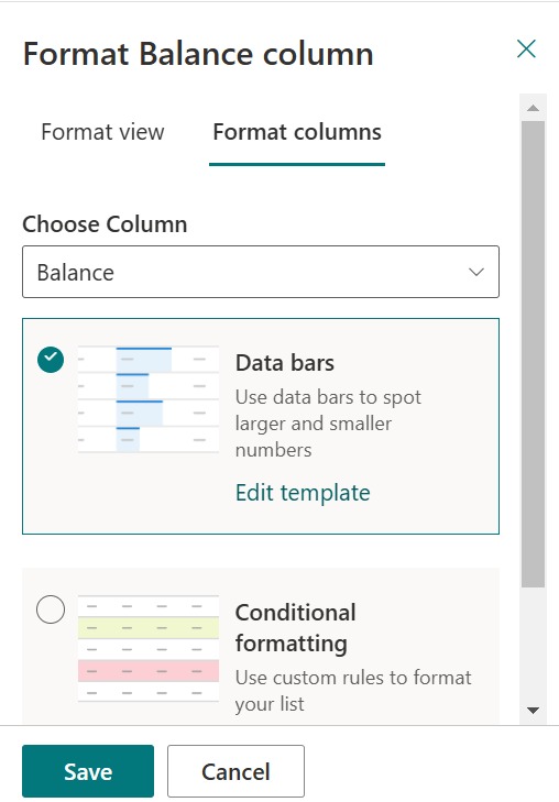 Add Data Bars UI in SharePoint List Column Formatting in SharePoint List
