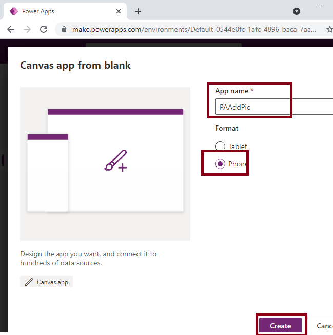 Add picture Control in Power Apps