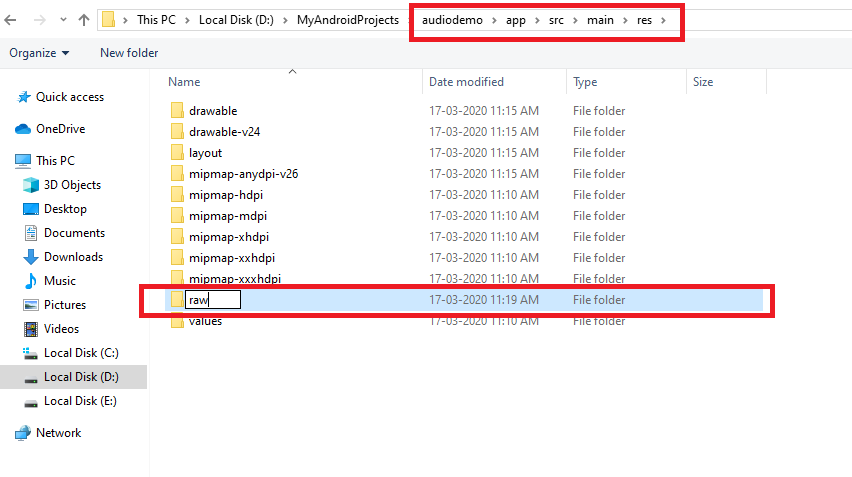 Adding Audio To An Android Application