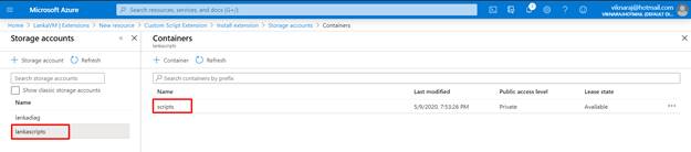 Adding Custom Script Extension In Azure Virtual Machine