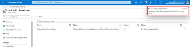 Adding Custom Script Extension In Azure Virtual Machine