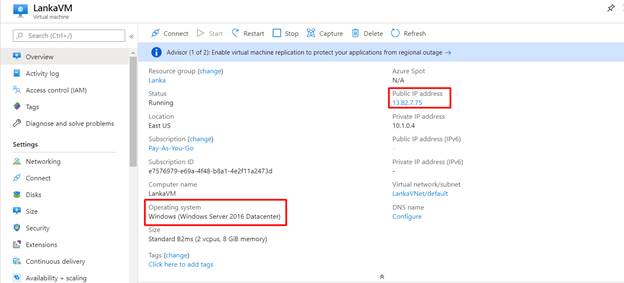 Adding Custom Script Extension In Azure Virtual Machine