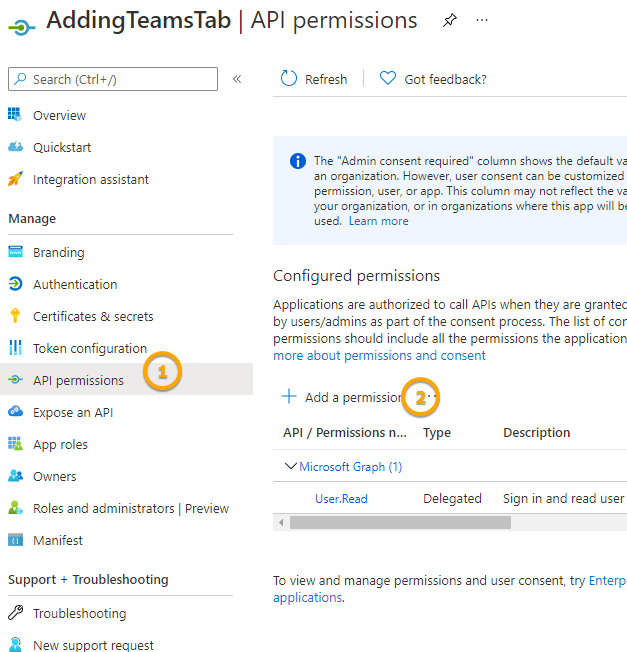  API Permissions
