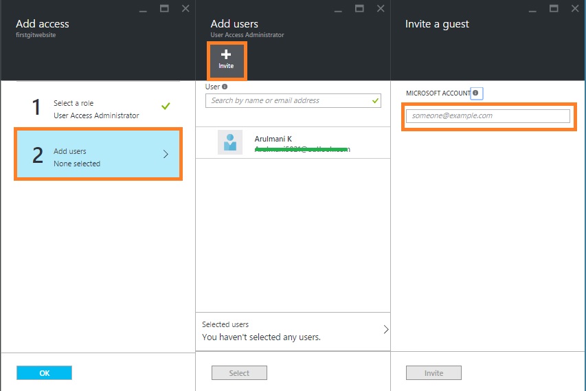 Adding User Access Control To Azure Websites In The Azure Portal
