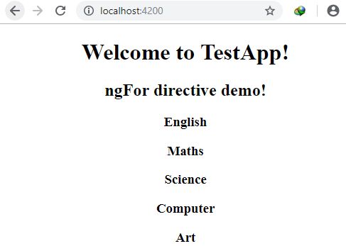 Add/Remove HTML Elements Using Structural Directives