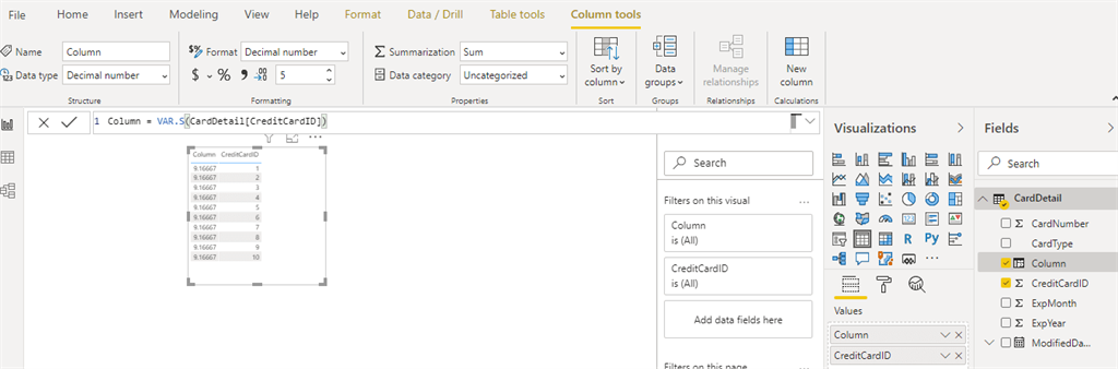 Advanced Statistical Functions Of Power BI