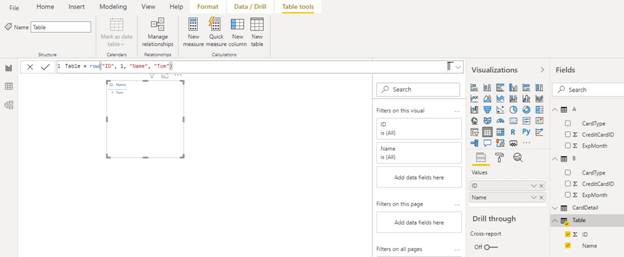 Advanced Table Manipulation Functions and Other Functions in Power BI